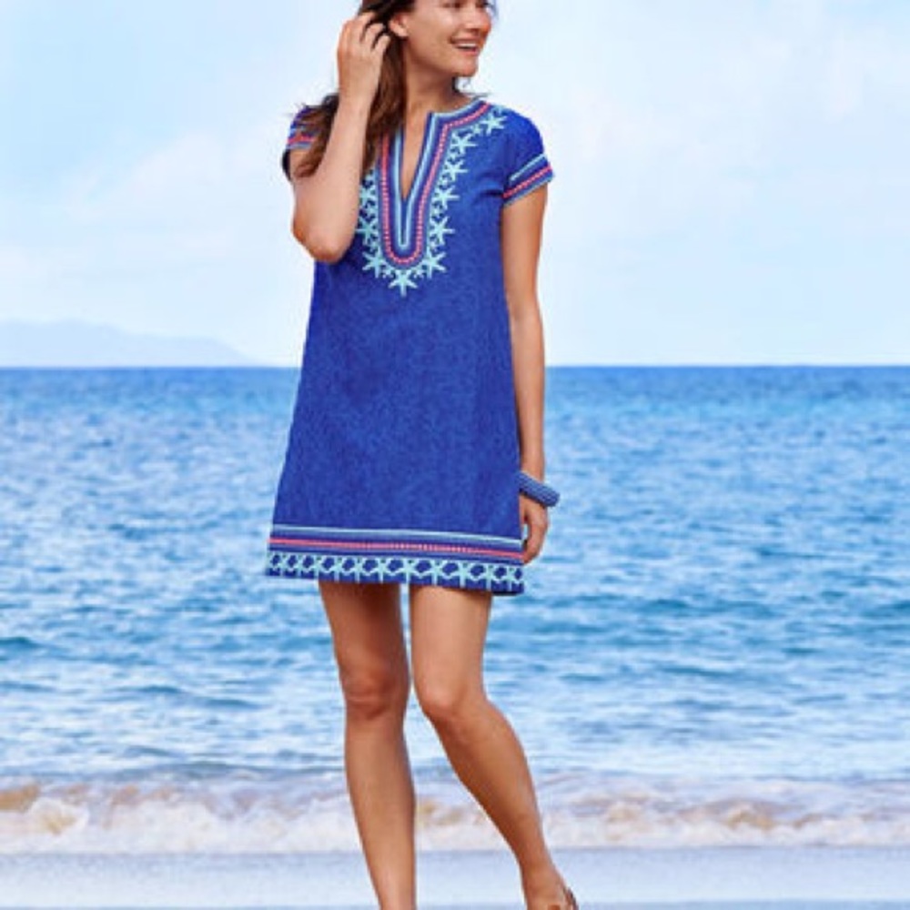Vineyard Vines embroidered starfish tunic/dress